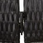 Fünfteiliger Paravent aus schwarzem synthetischem Rattan. von , Raumteiler - Ref: Foro24-365348, Preis: 202,45 €, Rabatt: %