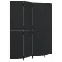 4-Panel-Bildschirm aus synthetischem Rattan schwarz von , Raumteiler - Ref: Foro24-365360, Preis: 180,10 €, Rabatt: %