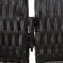 4-Panel-Bildschirm aus synthetischem Rattan schwarz von , Raumteiler - Ref: Foro24-365360, Preis: 180,10 €, Rabatt: %