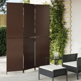 3-teiliger brauner Bildschirm aus synthetischem Rattan von , Raumteiler - Ref: Foro24-365357, Preis: 133,77 €, Rabatt: %
