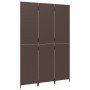 Biombo de 3 paneles ratán sintético marrón de , Divisores de ambientes - Ref: Foro24-365357, Precio: 136,33 €, Descuento: %