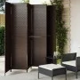 Biombo de 6 paneles ratán sintético marrón de , Divisores de ambientes - Ref: Foro24-365369, Precio: 252,81 €, Descuento: %