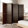 6-panel brown synthetic rattan screen by , Room dividers - Ref: Foro24-365369, Price: 252,84 €, Discount: %
