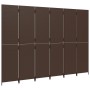 6-panel brown synthetic rattan screen by , Room dividers - Ref: Foro24-365369, Price: 257,72 €, Discount: %