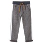 Dark gray mélange children's sweatpants size 128 by , kids pants - Ref: Foro24-13097, Price: 10,29 €, Discount: %