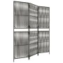 3-panel gray synthetic rattan room divider by , Room dividers - Ref: Foro24-365374, Price: 102,20 €, Discount: %