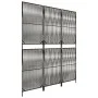 3-panel gray synthetic rattan room divider by , Room dividers - Ref: Foro24-365374, Price: 100,16 €, Discount: %