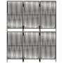 3-panel gray synthetic rattan room divider by , Room dividers - Ref: Foro24-365374, Price: 100,16 €, Discount: %