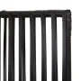 4-Panel-Bildschirm aus synthetischem Rattan schwarz von , Raumteiler - Ref: Foro24-365376, Preis: 130,43 €, Rabatt: %