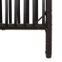 4-Panel-Bildschirm aus synthetischem Rattan schwarz von , Raumteiler - Ref: Foro24-365376, Preis: 124,48 €, Rabatt: %