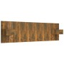 Cabecero de cama y mesitas madera contrachapada roble ahumado