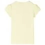 Camiseta infantil amarillo suave 92 de , Camisetas para niños - Ref: Foro24-10579, Precio: 8,24 €, Descuento: %