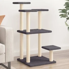 Dunkelgraue Katzenkratzbäume mit Plattformen 98,5cm von , Katzenmöbel - Ref: Foro24-172108, Preis: 45,81 €, Rabatt: %