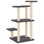 Dunkelgraue Katzenkratzbäume mit Plattformen 98,5cm von , Katzenmöbel - Ref: Foro24-172108, Preis: 49,32 €, Rabatt: %