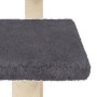 Dunkelgraue Katzenkratzbäume mit Plattformen 98,5cm von , Katzenmöbel - Ref: Foro24-172108, Preis: 49,32 €, Rabatt: %