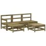 Garden sofa set 5 pieces impregnated pine wood by , Garden sets - Ref: Foro24-3186549, Price: 249,25 €, Discount: %
