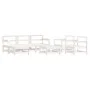 Gartenmöbel-Set 7-teilig aus massivem weißem Kiefernholz von , Gartensets - Ref: Foro24-3186250, Preis: 497,30 €, Rabatt: %