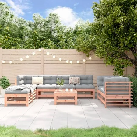 Garden furniture set 9 pieces solid wood Douglas fir by , Garden sets - Ref: Foro24-3186303, Price: 520,00 €, Discount: %