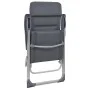 Aluminium-Campingstühle 2 Einheiten grau 58x69x111 cm von vidaXL, Campingmöbel - Ref: Foro24-44312, Preis: 156,53 €, Rabatt: %