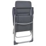 Aluminium-Campingstühle 2 Einheiten grau 58x69x111 cm von vidaXL, Campingmöbel - Ref: Foro24-44312, Preis: 159,51 €, Rabatt: %