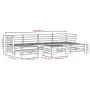 Gartenmöbel-Set 7-teilig aus massivem weißem Kiefernholz von , Gartensets - Ref: Foro24-3186397, Preis: 438,38 €, Rabatt: %