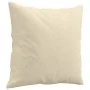Sofá de 2 plazas con cojines tela color crema 140 cm de , Sofás - Ref: Foro24-3200911, Precio: 219,00 €, Descuento: %