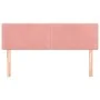 Cabeceros 2 unidades terciopelo rosa 72x5x78/88 cm de , Cabeceros y pies de cama - Ref: Foro24-345943, Precio: 56,63 €, Descu...