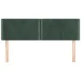 Cabeceros 2 unidades terciopelo verde oscuro 72x5x78/88 cm de , Cabeceros y pies de cama - Ref: Foro24-345941, Precio: 50,42 ...