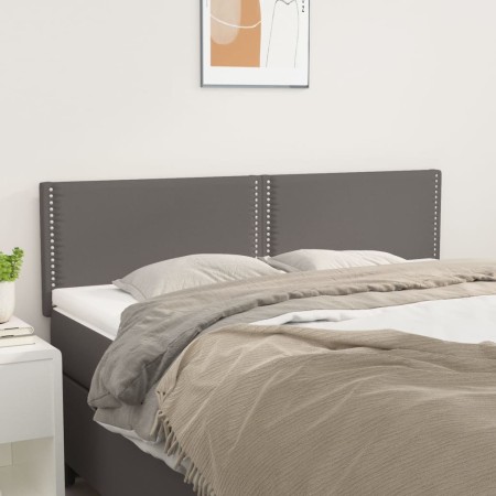 Kopfteile 2 Einheiten graues Kunstleder 72x5x78/88 cm von , Kopf- und Fußteile - Ref: Foro24-345936, Preis: 39,86 €, Rabatt: %