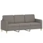 3-seater sofa with taupe gray fabric cushions 180 cm by , Sofas - Ref: Foro24-3200924, Price: 274,60 €, Discount: %