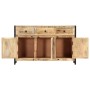 Aparador de madera maciza de mango 120x35x76 cm en Aparadores | Comprar online en Foro24