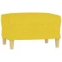 3-Sitzer-Sofa mit hellgelbem Stoffhocker 180 cm von , Sofas - Ref: Foro24-3201197, Preis: 308,07 €, Rabatt: %