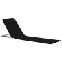 Folding beach mat 2 units steel and black fabric by vidaXL, Loungers - Ref: Foro24-44328, Price: 44,07 €, Discount: %