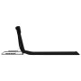 Folding beach mat 2 units steel and black fabric by vidaXL, Loungers - Ref: Foro24-44328, Price: 44,07 €, Discount: %