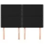 Headboards 4 units black fabric 72x5x78/88 cm by , Headboards and footboards - Ref: Foro24-3116192, Price: 83,05 €, Discount: %