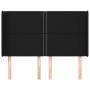 Headboard with black fabric ears 147x16x118/128 cm by , Headboards and footboards - Ref: Foro24-3119440, Price: 101,60 €, Dis...