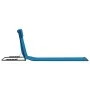 Folding beach mats 2 units steel and blue fabric by vidaXL, Loungers - Ref: Foro24-44327, Price: 52,28 €, Discount: %