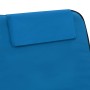 Esteras de playa plegables 2 unidades acero y tela azul de vidaXL, Tumbonas - Ref: Foro24-44327, Precio: 44,36 €, Descuento: %
