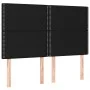 Box spring bed with black fabric mattress 140x200 cm by , Beds and slatted bases - Ref: Foro24-3137079, Price: 507,57 €, Disc...