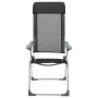 Klappbare Campingstühle aus Aluminium 4 Stück schwarz von vidaXL, Campingmöbel - Ref: Foro24-44308, Preis: 234,57 €, Rabatt: %