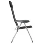 Klappbare Campingstühle aus Aluminium 4 Stück schwarz von vidaXL, Campingmöbel - Ref: Foro24-44308, Preis: 234,57 €, Rabatt: %