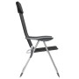 Klappbare Campingstühle aus Aluminium 4 Stück schwarz von vidaXL, Campingmöbel - Ref: Foro24-44308, Preis: 238,03 €, Rabatt: %