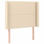 Cama box spring colchón y luces LED tela crema 80x200 cm de , Camas y somieres - Ref: Foro24-3138754, Precio: 343,85 €, Descu...