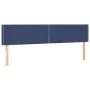 Box spring bed with blue fabric mattress 160x200 cm by , Beds and slatted bases - Ref: Foro24-3139991, Price: 458,54 €, Disco...