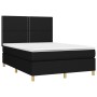 Boxspringbett mit schwarzer Stoffmatratze 140x190 cm von , Betten und Lattenroste - Ref: Foro24-3142251, Preis: 441,60 €, Rab...