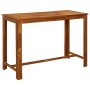 Hoher Gartentisch und Hocker, 7-tlg. aus massivem Akazienholz von , Gartensets - Ref: Foro24-3116022, Preis: 486,55 €, Rabatt: %