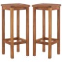 Hoher Gartentisch und Hocker, 7-tlg. aus massivem Akazienholz von , Gartensets - Ref: Foro24-3116022, Preis: 486,55 €, Rabatt: %
