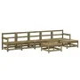 Juego de muebles de jardín 7 pzas madera de pino impregnada de , Conjuntos de jardín - Ref: Foro24-3186430, Precio: 361,77 €,...