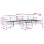Garden furniture set 7 pieces impregnated pine wood by , Garden sets - Ref: Foro24-3186430, Price: 366,75 €, Discount: %