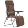 Klappbare Gartenstühle mit Kissen 2 Einheiten braun von vidaXL, Gartenstühle - Ref: Foro24-44321, Preis: 183,50 €, Rabatt: %